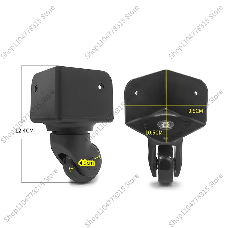 BW047# Replacement Universal Caster Wheel For Swiss Gear Cosmetic & Tool Case, Spare Repair Roller