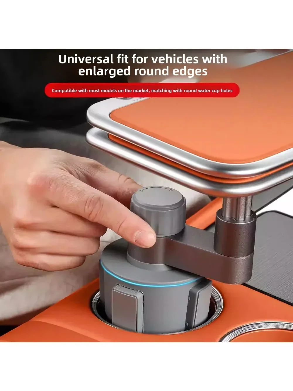 For Zeekr 9X/ 8X 2026 Car Suspended small desk board aluminum alloy version Foldable multifunctional office desk board Accessory