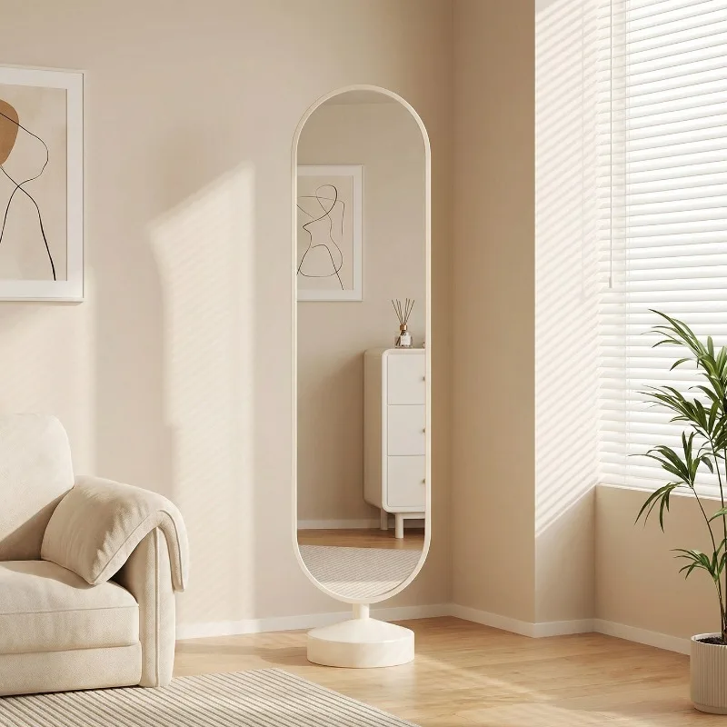 Standing Makeup Mirror Decoration Items Oval Accessories Aesthetic Girls Makeup Mirror Funky Luxury Espelhos Home Decorations