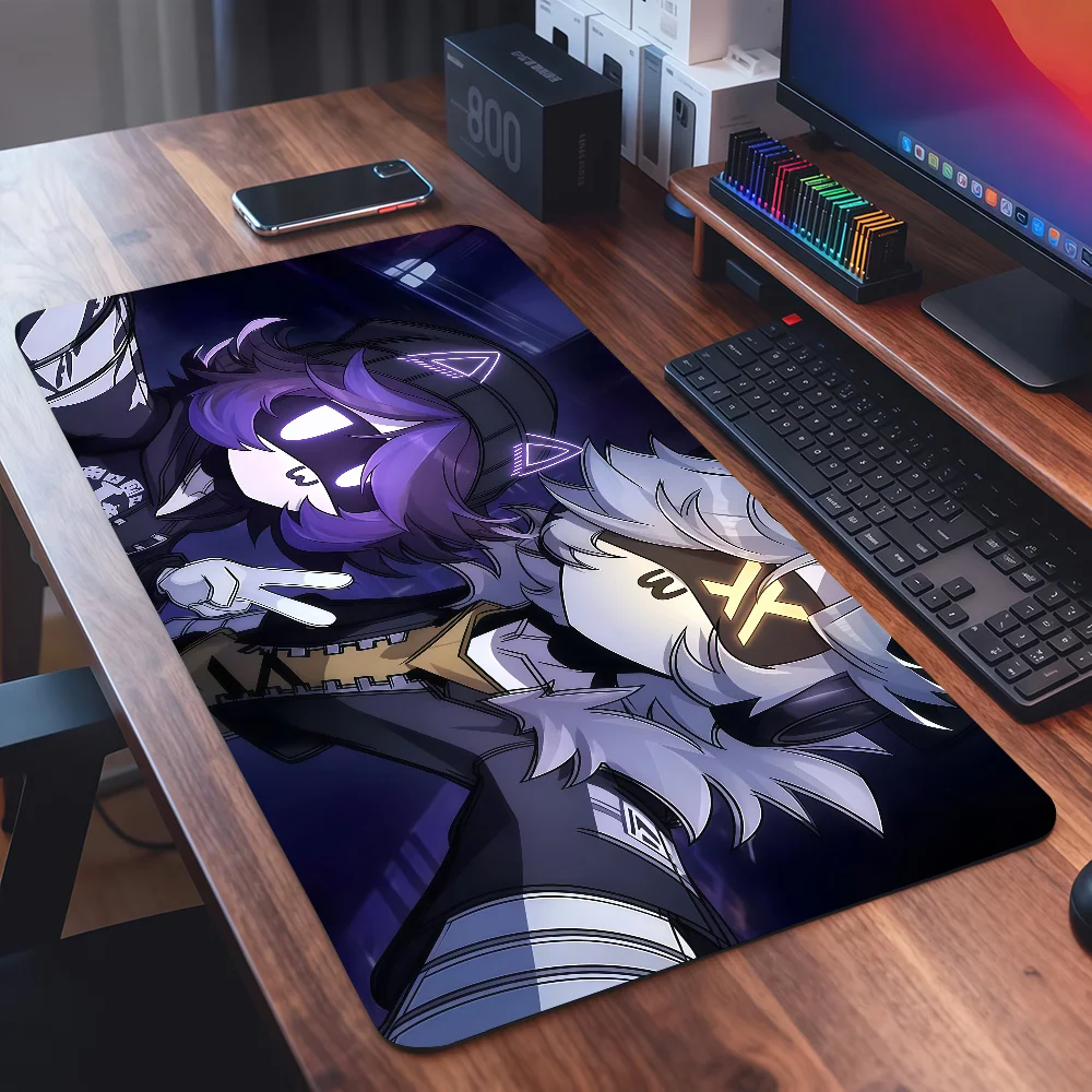Adventure game M-Murder D-Drones Mouse Pad Square Office Gaming Desk Mat Waterproof Non-Slip Rubber Decorative
