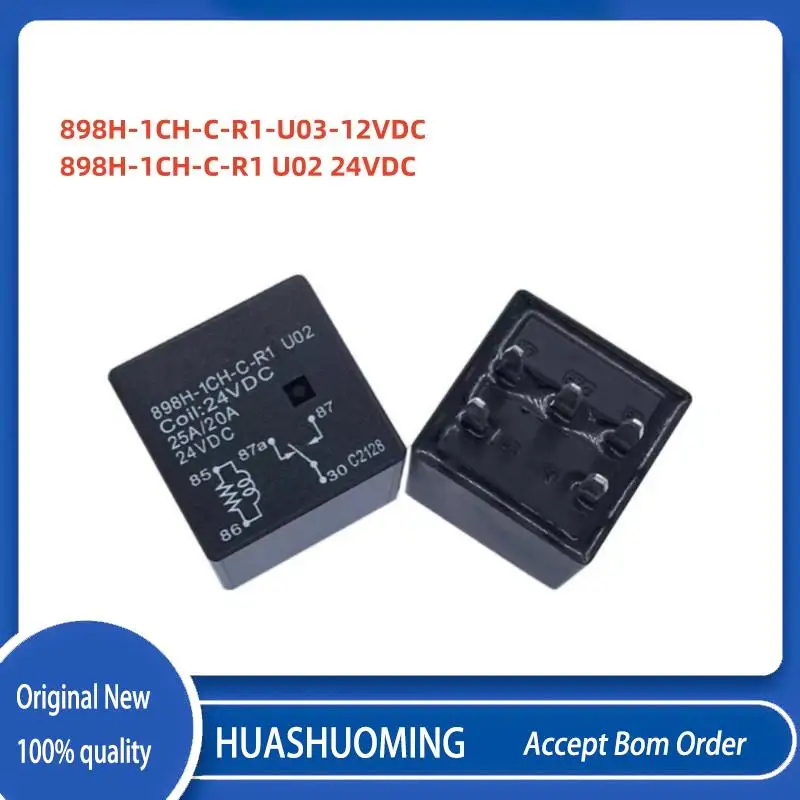 5PCS/Lot  New 898H-1CH-C-R1-U03-12VDC   898H-1CH-C-R1 U03 12V  898H-1CH-C-R1 U02 24V