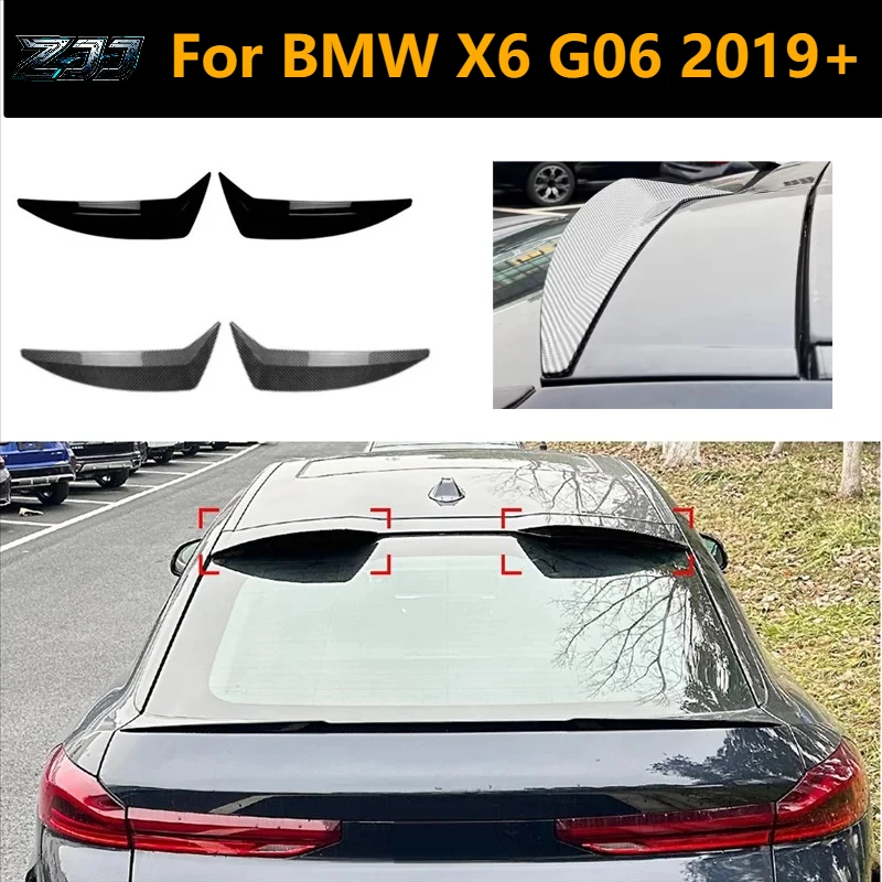 

For BMW X6 G06 2019+ Superior-Car Rear Trunk Spoiler Wing Automobile Body Kits Spoiler Carbon Fiber