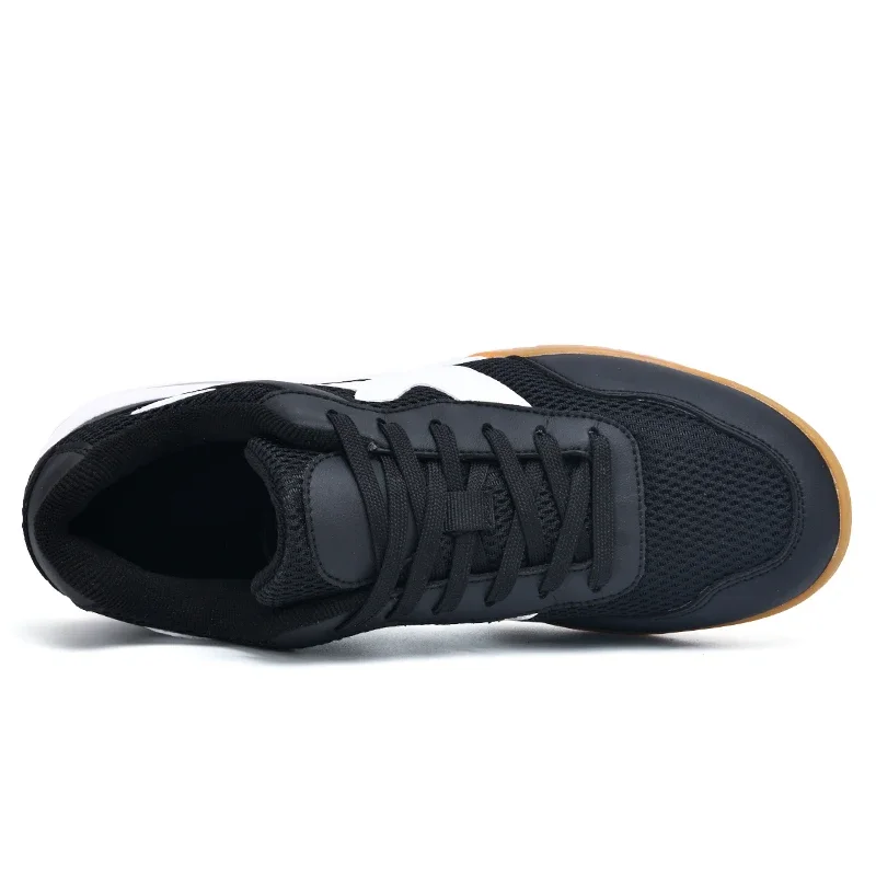 Chaussures de tennis de table professionnelles pour hommes et femmes, baskets de badminton noires et vertes, sports de plein air et salle de sport