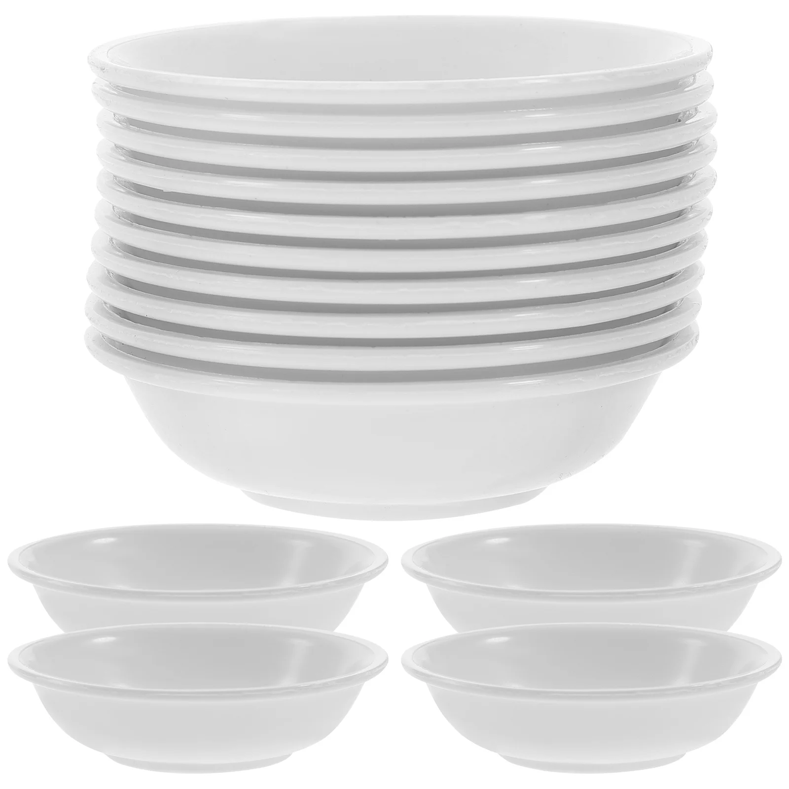 

30pcs Seasoning Dish Condiment Tray Appetizer Plate Small Flatware Sauce Bowl Eco-Friendly No Smell Modern Style For Home