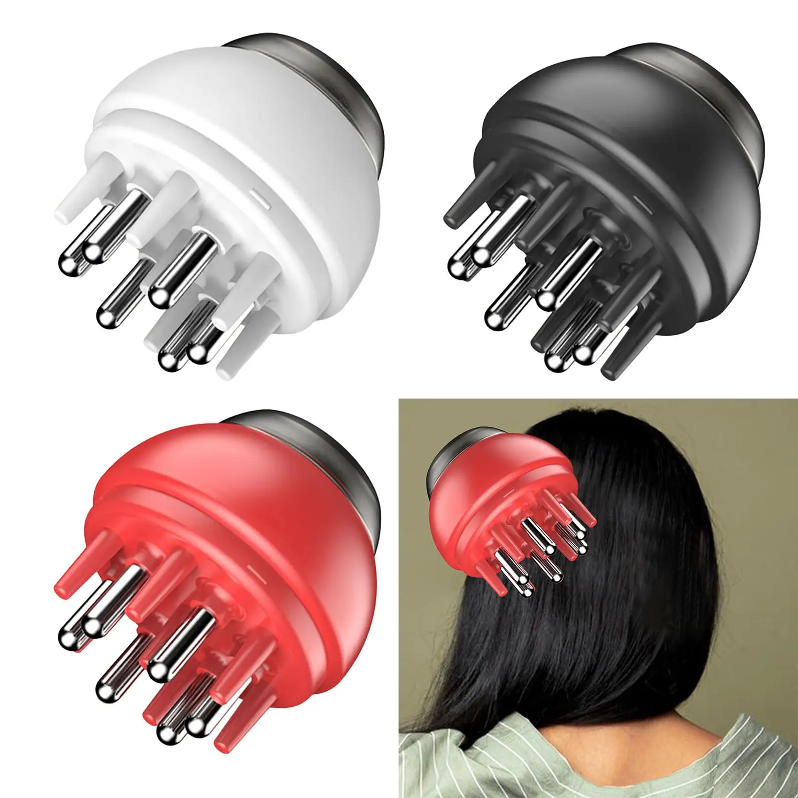 

Applicator Comb for Head 4ml Liquid Guiding Comb for Oil Apply Travel Men