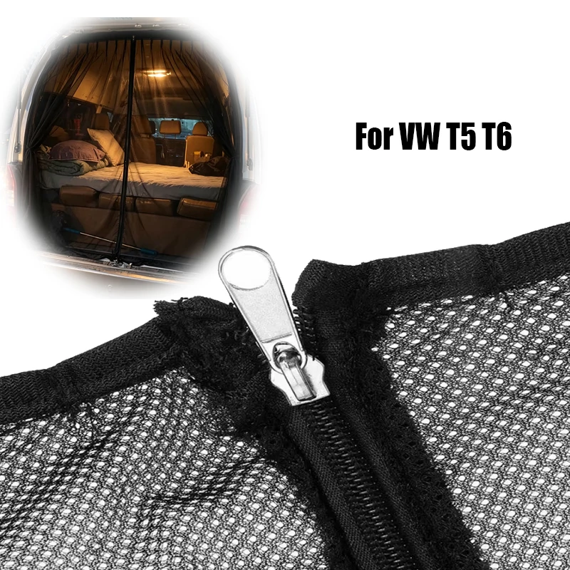 Magnetic Insect Mosquito Fly Screen Net for VW T5 T6 Tailgate Barn Door Vehicle Accessory for Camper Van