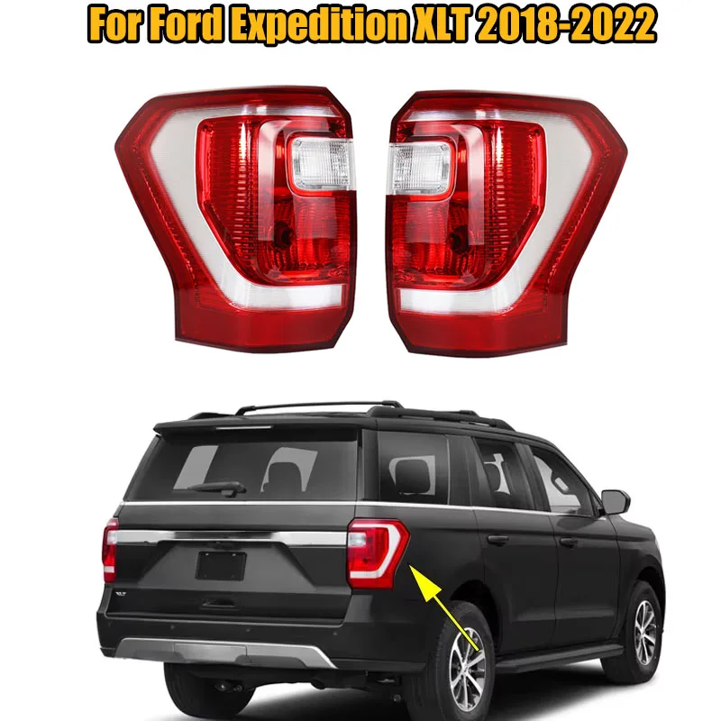 For Ford Expedition XLT 2018 2019 2020 2021 2022 US Edition Tail Light Lamp Assembly With Halogen Bulbs  JL1Z13404G JL1Z13405G