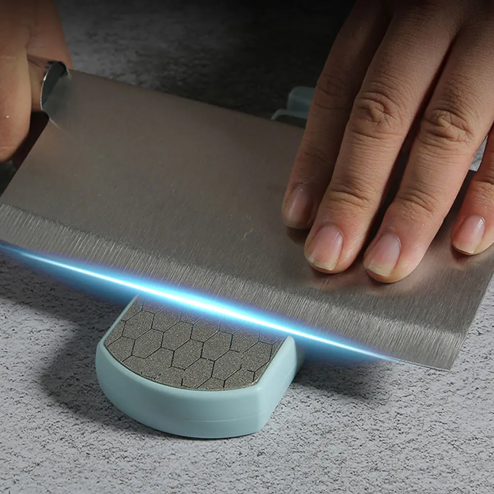 

Double-Sided Emery Sharpener Sturdy Practical Household Cutter Multi-Functional Kitchen Gadget Wear-Resistant Fast