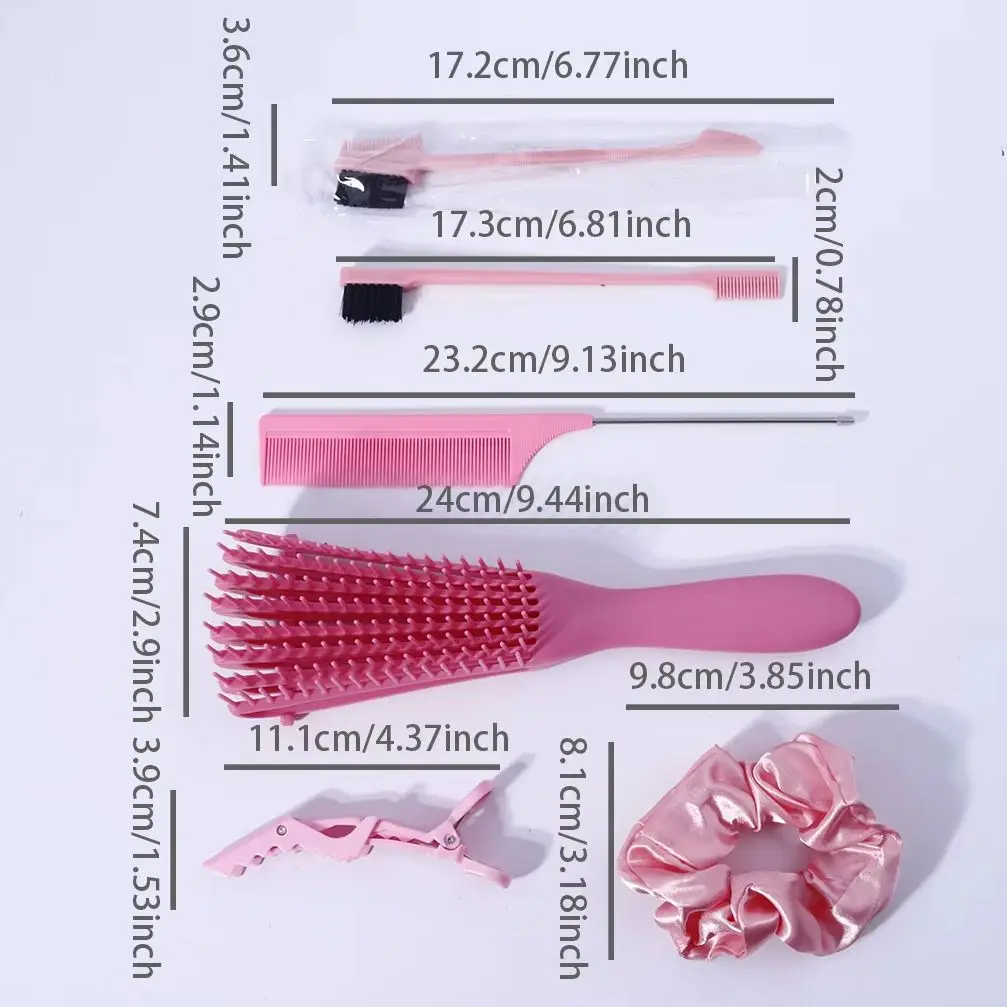 12 قطعة/مجموعة من أدوات تصفيف الشعر، التمشيط، الرش، التدليك والتصفيف، أدوات تصفيف الشعر، خاصة للشعر المستعار الحقيقي