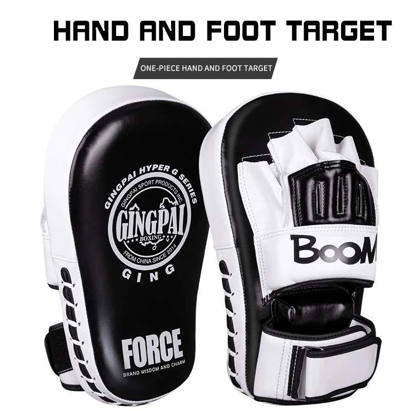 1 Piece Muay Thai Big Target Combat Sanda Fist Leg Integration Foot Target Coaching Curved Boxing  Taekwondo Training Equipment