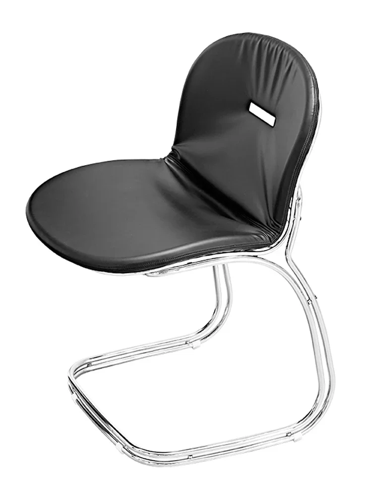 

Medieval Classic Grid Soft Bag Chair Big Brand Stainless Steel Premium Dining Chair Single Chair INS