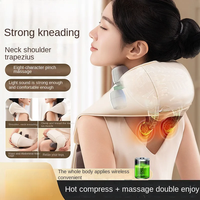 

Cervical Spine Waist and Back Massage Shawl Whole Body Kneading Multi-functional Shoulder and Neck Massager