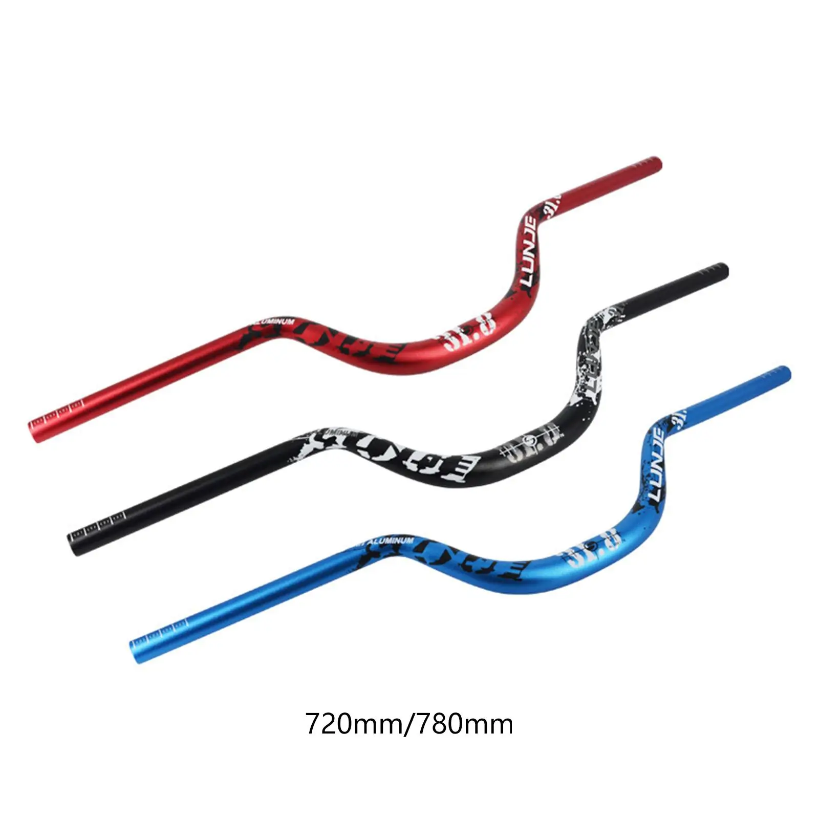 Bike Handlebar Extra Long 31.8mm Riser Handle Bar for DH Replace