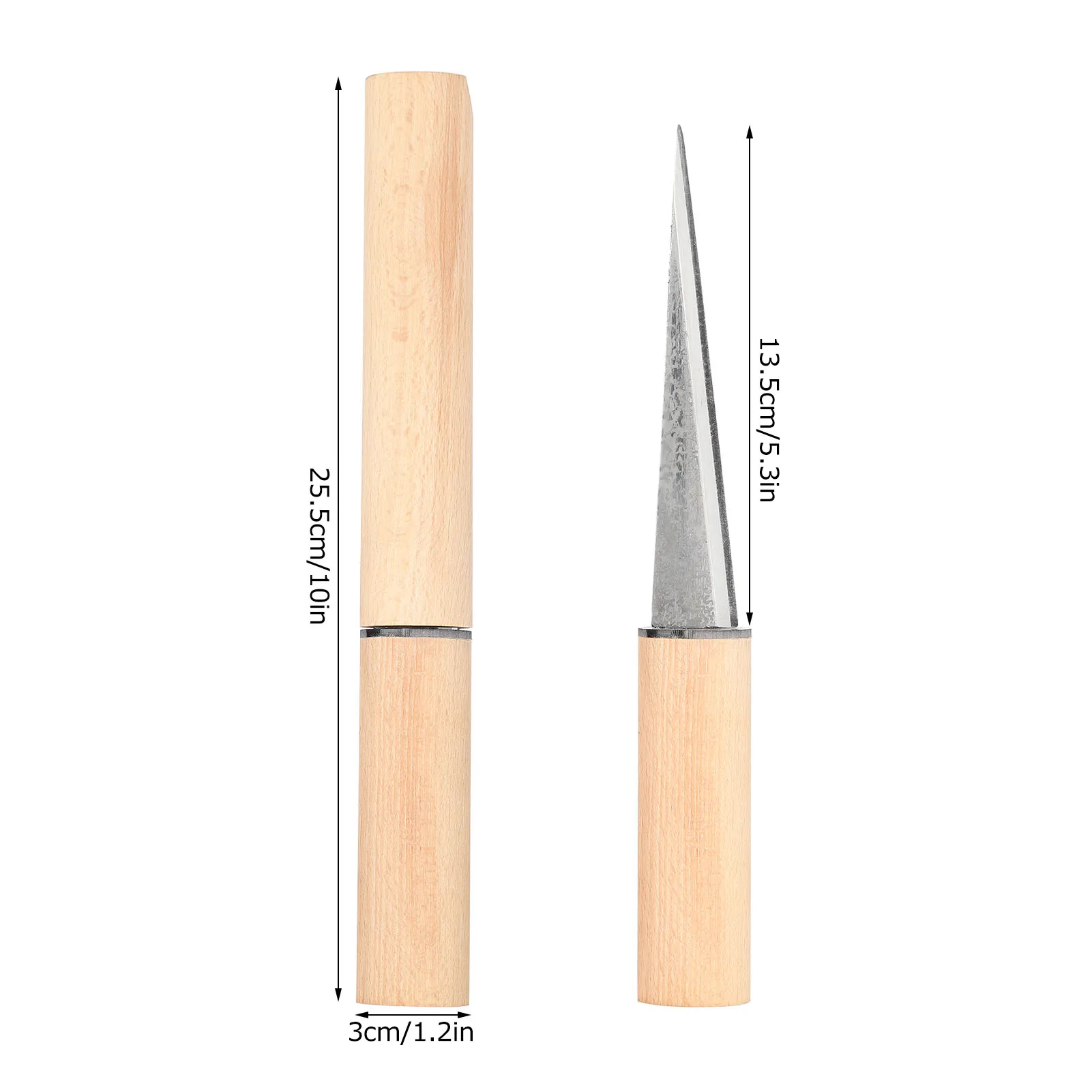 سكين نحت الثلج على الطراز الياباني مع غطاء واقي أداة نادل احترافية لملحقات قضيب كسر نحت الجليد #4