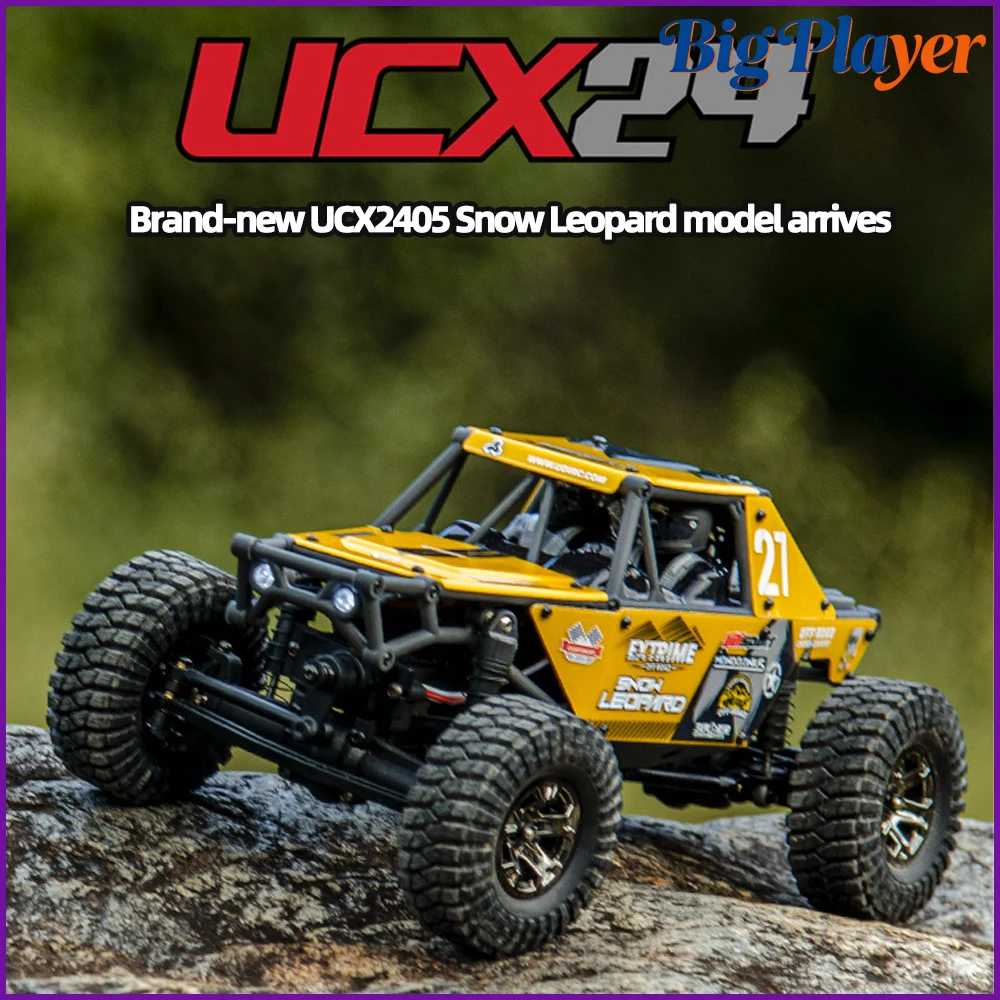 1/24 UDIRC UCX2405PRO Mini 4WD RC Rock Crawler Brushless Motor Optional Off-Road Climbing Vehicle RTR Remote Control Car Toy