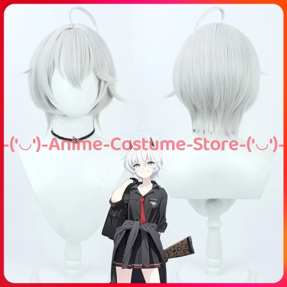 

Парик для косплея Эрики из Blue Archive Going Home Club, серебристый, для игровых персонажей, для Хэллоуина, карнавала, вечеринок, синтетические волосы