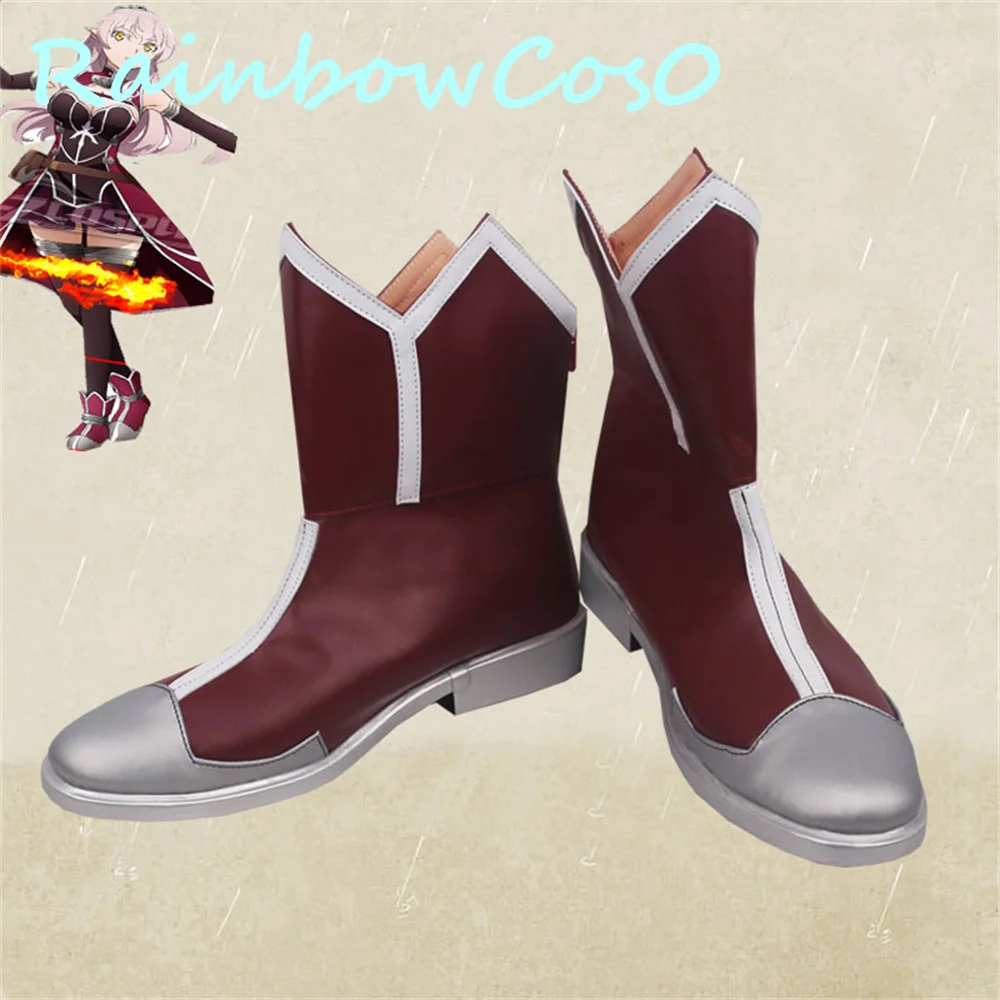 Skeleton Knight going out to the parallel universe Ariane Cosplay Shoes Boots Game Anime Halloween Christmas RainbowCos0 W2882