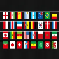 1Set 32 flags String Flag Countries Around The World Nations Flag 32 Teams Games Hanging Flags