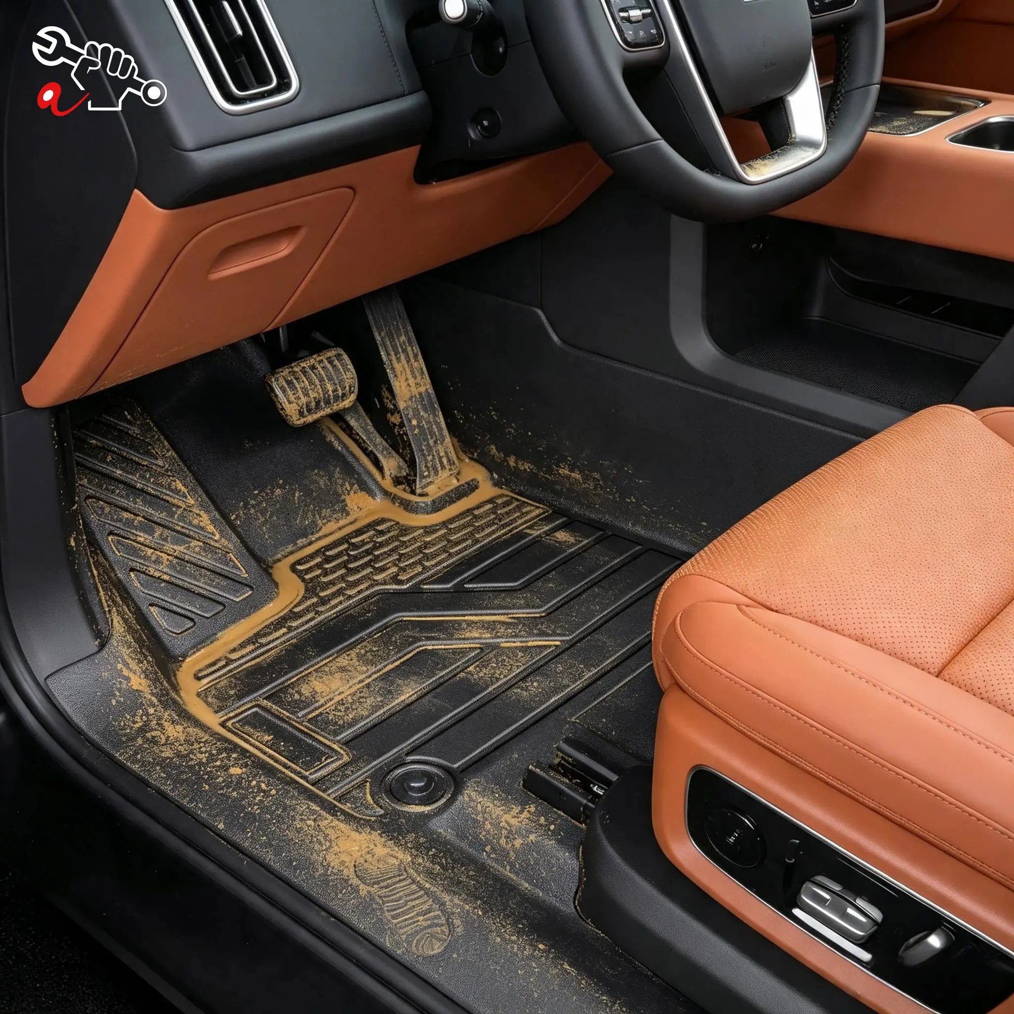 Left-Hand Drive Car Custom Fit Floor Mat For Li Auto L8 2022-2026 Waterproof Mat Odorless Durable Full Coverage Floor Liner
