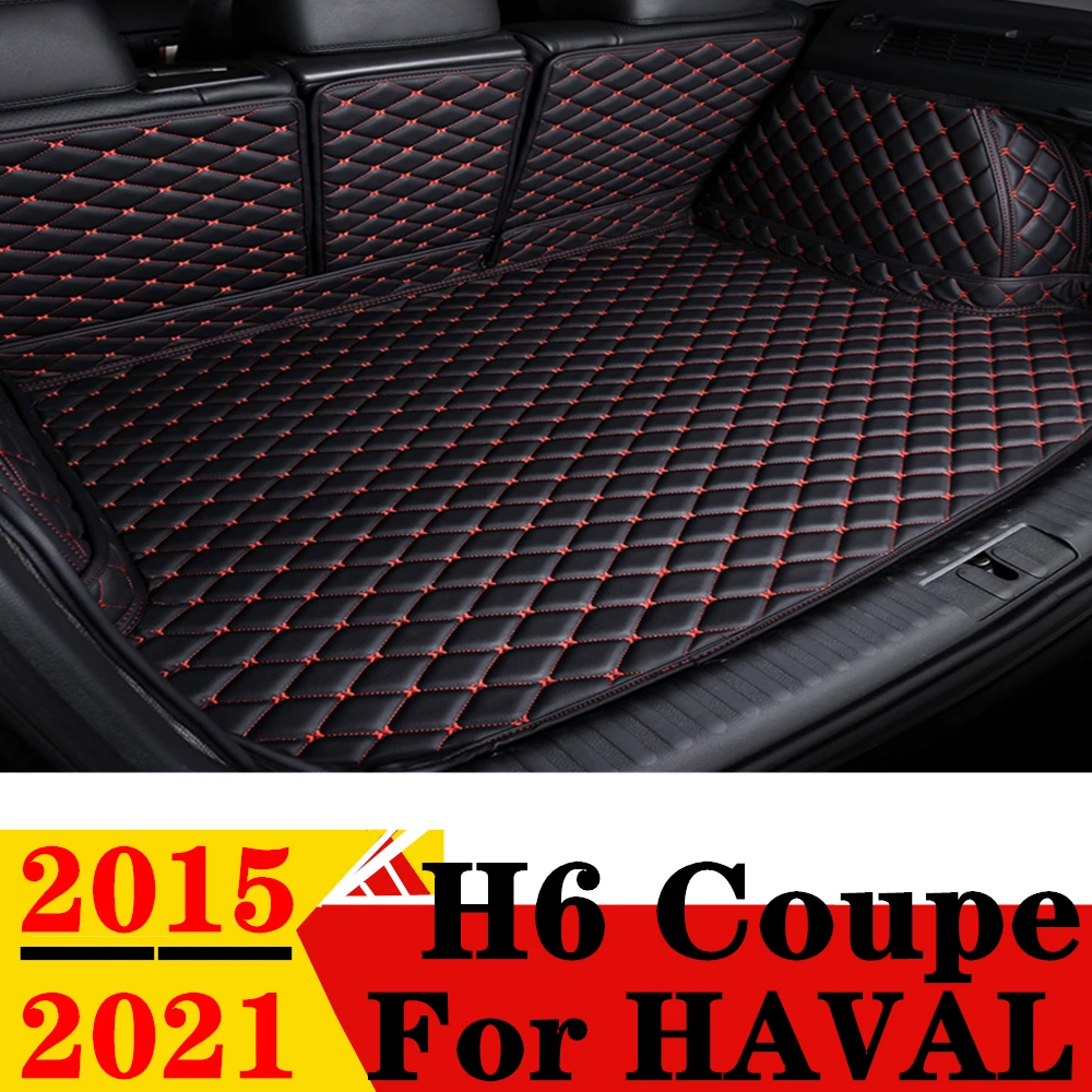 

Car Trunk Mat For Great Wall Haval H6 Coupe 2021 2020 2019 2018-2015 Rear Cargo Cover Carpet Liner Tail Parts Boot Luggage Pad