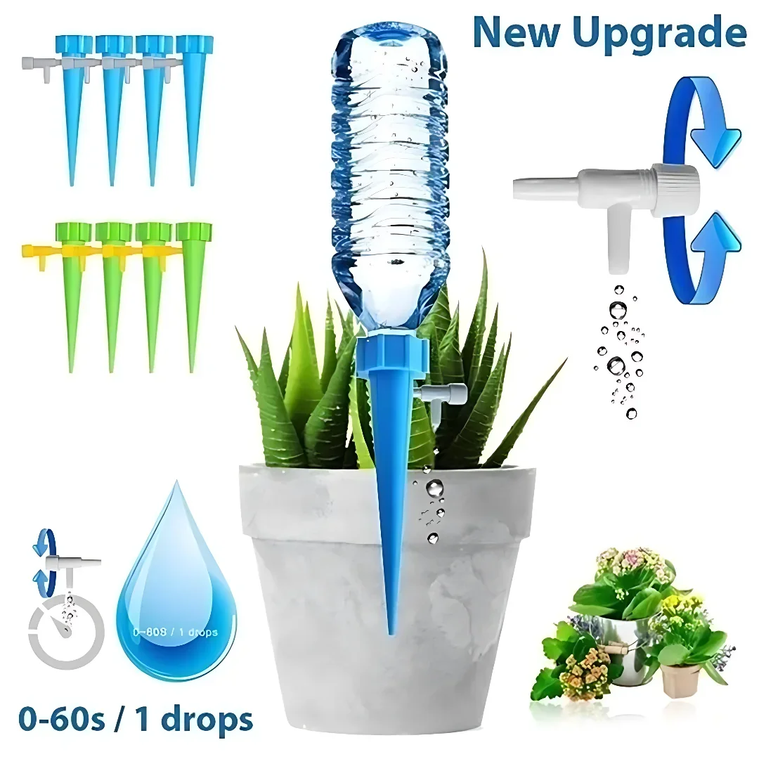 Self Watering Kits Waterers Drip Irrigation Indoor Plant Watering Device Gardening Flowers and Plants Automatic Waterer Gadgets