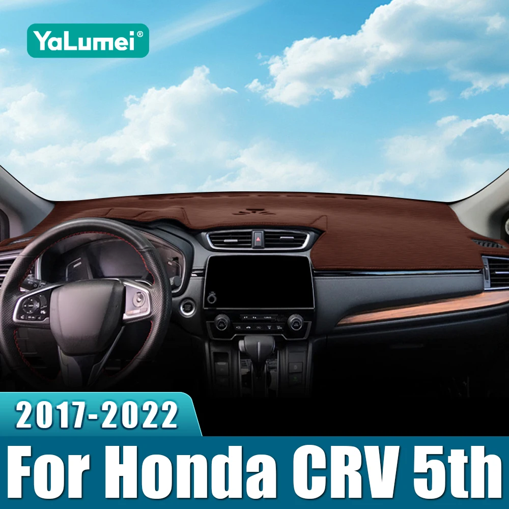 Auto-Armaturenbrett-Abdeckung für Honda CR-V CRV 2017 2018 2019 2020 2021 2022, Instrumenten-Schreibtisch, Sonnenschutz-Matte, Armaturenbrett, rutschfestes Pad-Zubehör
