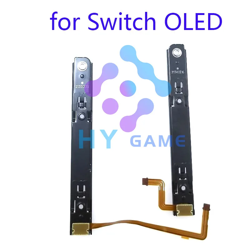 Original For Nintendo Switch OLED Console Slideway Right and Left Slide Rail With Flex Cable For Switch Console NS