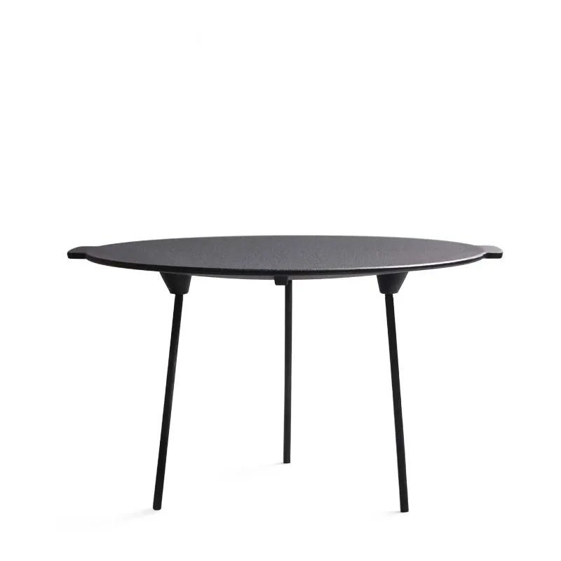 

45cm Potable Cast Iron Grill Pan with 3 Removable Legs BBQ Rack for Outdoor Camping - Non-Stick Surface Durable Cookingware