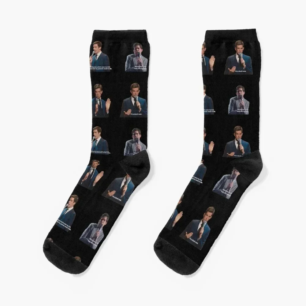 

john mulaney sticker set Socks happy floral retro compression Socks Ladies Men's