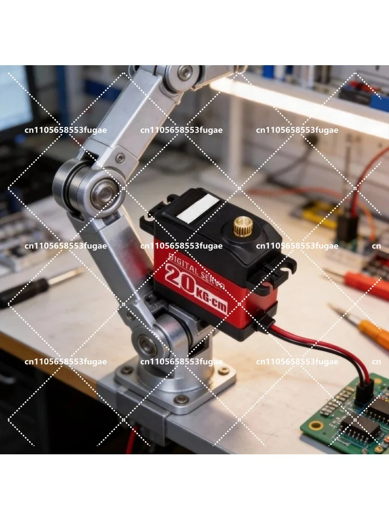 LD-27MG 20kgcm High Torque Digital Servo 270 Rotation Metal Gear for Robot Arm RC Toy