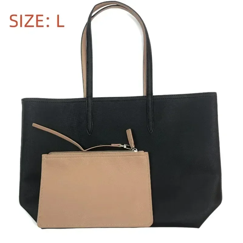 Y2K Fashion Women Double Faced Bag Brand Designer Tote Bag Reversible Two Tone Bags for Women Shopping Bags sac a main