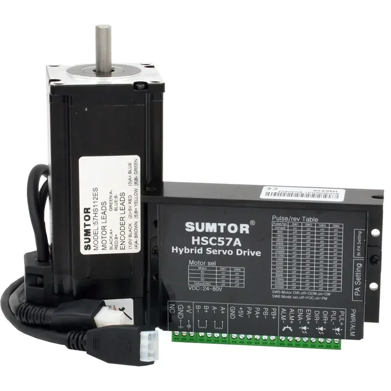 Germany Free NEMA 17 Stepper Motor With Encoder HSC42A Step Motor Driver 42HS Closed Stepper Motor Set SUMTOR
