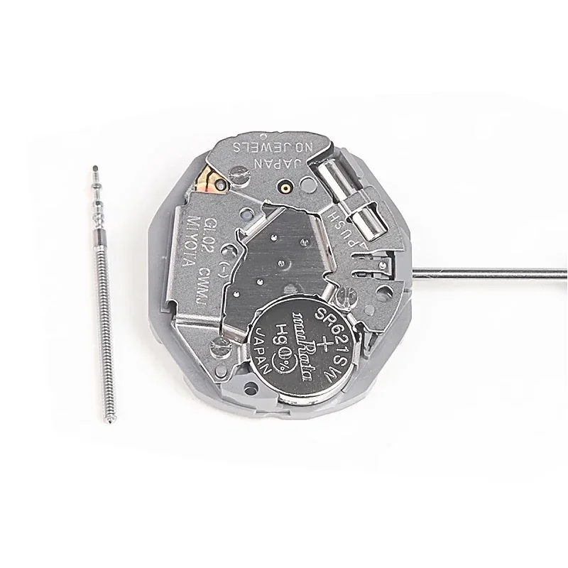 Mechanizm kwarcowy Miyota GL02 Nowy GL00 Japonia 3-wskazówkowy kwarcowy oryginalny automatyczny mechanizm daty