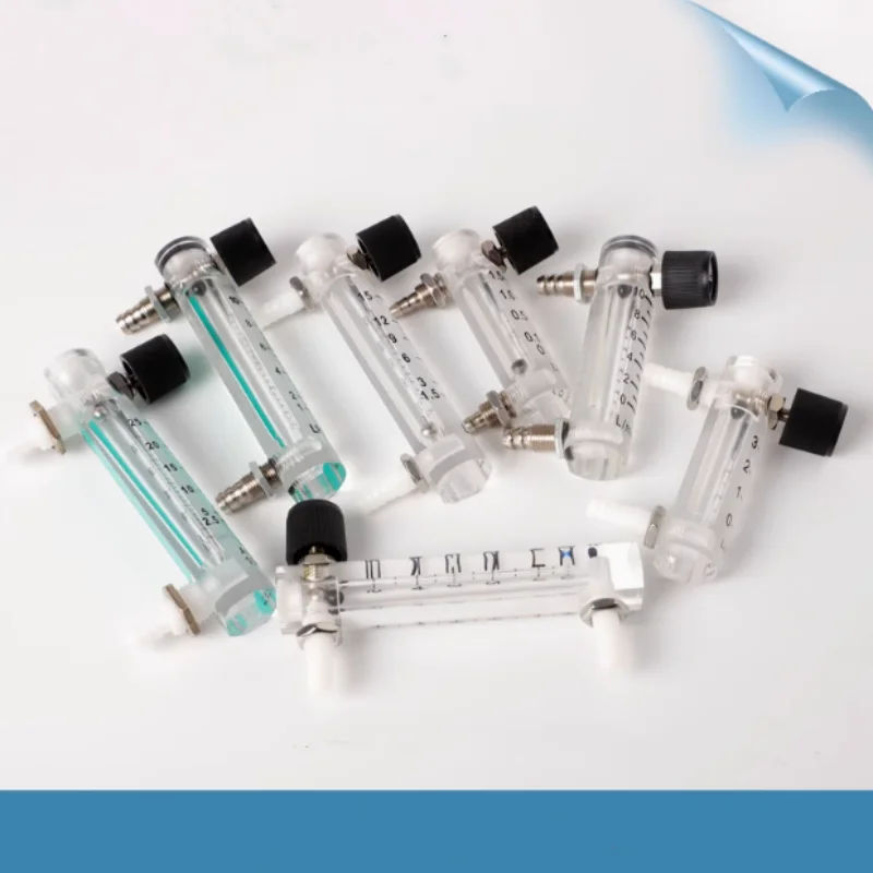 Picture 3: Oxygen flowmeter adjustment control for 1.5L/3L/5L/10L transparent glass oxygen chamber flowmeter
