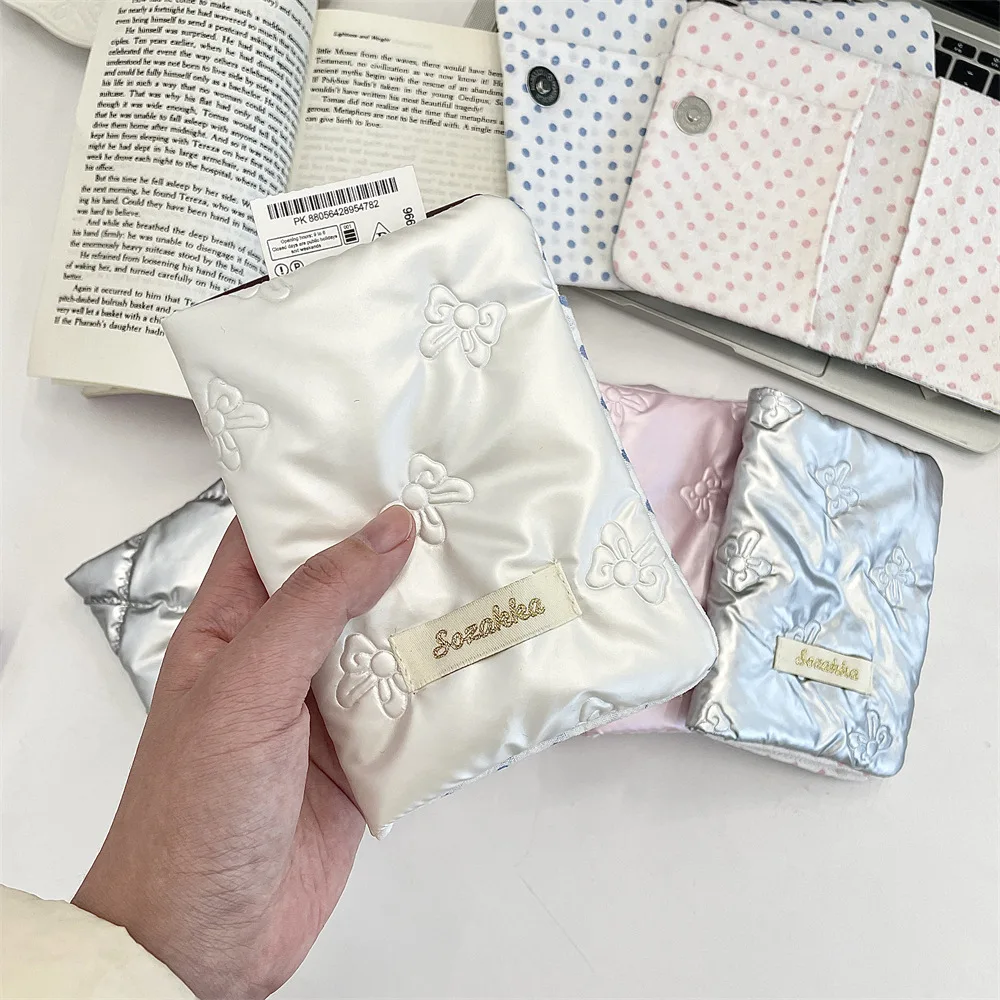 

Beige Passport Cover Case Airplane Korean Bow Heart Passport Holder Women Cute Ticket Document ID Card Holder Travel Accessories
