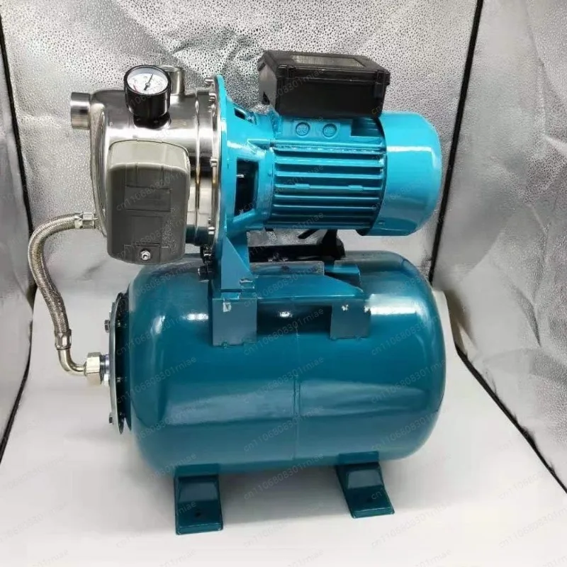 Cross-border stainless steel shallow well jet pump 1HP pressurized pumping 110V self-priming centrifugal belt tank