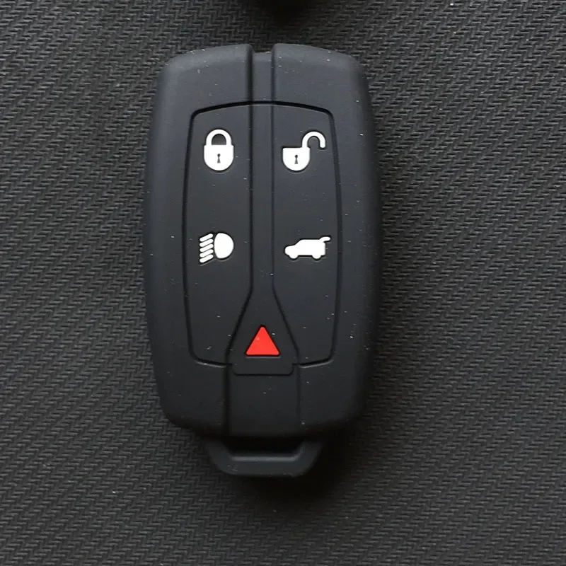 5 Buttons silicone Car Remote Smart Keyless Fob Case Shell cover For Land Rover Freelander 2 key