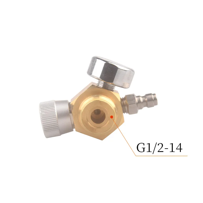 Imagem -05 - Hpa Gás Cilindro Recarga Adaptador de Enchimento On-off Válvula Conector do Tanque de ar Aquário de Mergulho Acessórios Macios Co2