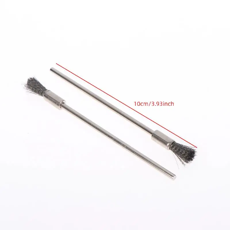 3-teiliges Edelstahl-Drahtbürsten-Set 100mm Radbürsten Werkzeuge zum Polieren, Schleifen und Vorbehandlung von Metalloberflächen – Detail 10