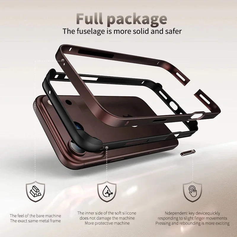 Hybrid Silicone Frame Aluminum Metal Case For iPhone 18 Pro/18 Pro Max Better Heat Alloy Bumper Accessories
