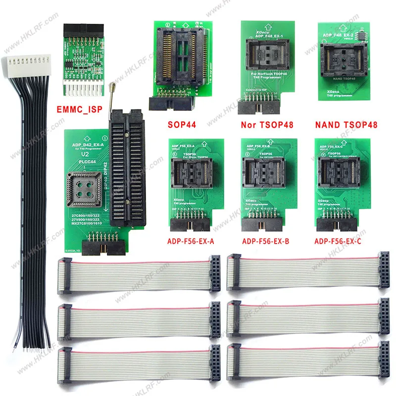 

XGecu T48 Universal Programmer NAND EMMC Programmer with BGA100 BGA221 BGA169 EMMC Adapter