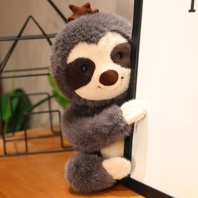 Kawaii Simulation Sloth Plush Toy Stuffed Animals Cute Sloth Plushies Doll Lovely Soft Toys for Boyfriend Birthday Gift