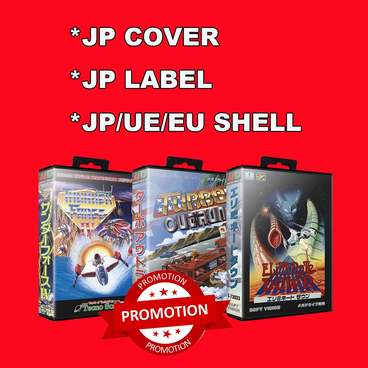 Novo Lançamento: Cartão de Jogo Golden Axe 3/2/1 Thunder Force II/III/IV 16bit MD para Sega Mega Drive/Genesis com Caixa de Varejo Japonesa