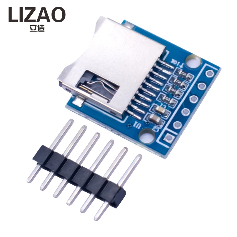 LIZAO 10PCS Micro SD TF Card Memory Shield Module Storage Expansion Board with Pin Header for Arduino DIY Electronic Project