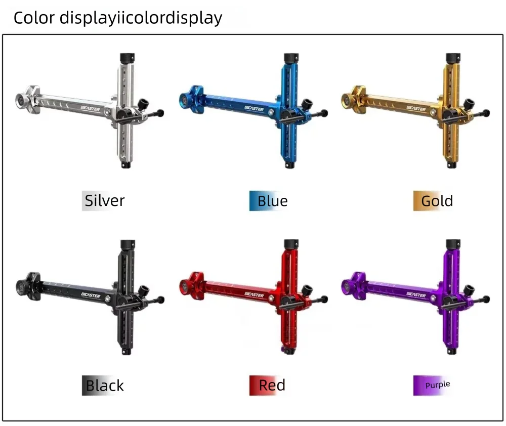 BICASTER AURA 9inch Aluminum Recurve Bow Sight Micro-adjustment for Left/Right Hand Shooting Archery Equipment