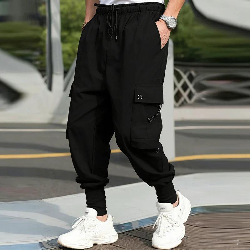 

Мужские брюки карго, летние, весенние, хлопковые, рабочая одежда, большие размеры 3XL, повседневные джоггеры для скалолазания, спортивные штаны, осенние брюки для мужчин