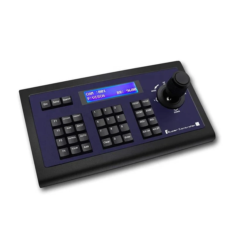 Hot Sales Live Streaming PTZ Joystick Keyboard Controller For Conference Video Camera