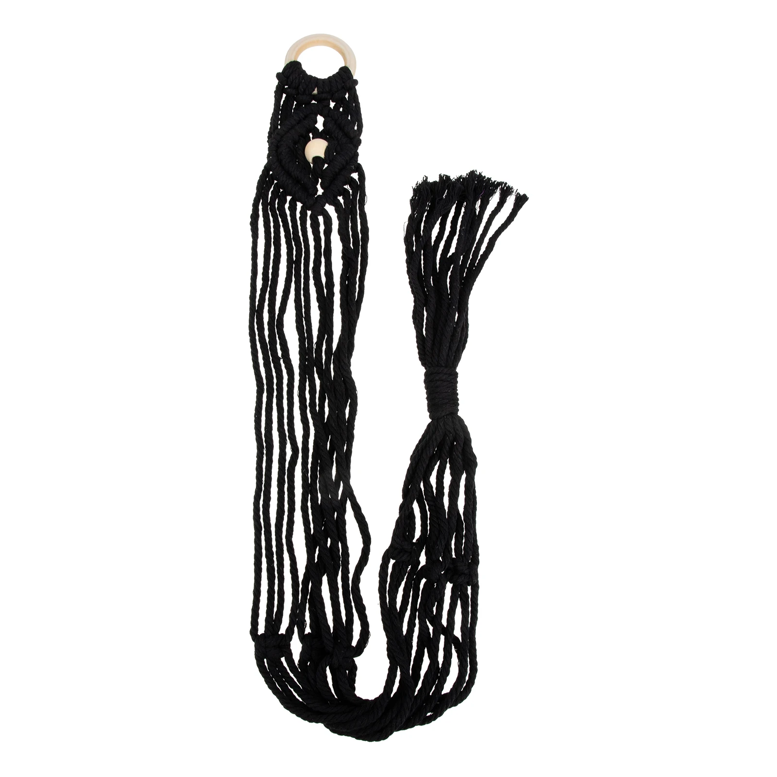 

Macrame Ukulele Hanger Handwoven Wall Mount Guitar Storage Basket Cotton Rope Hanger For Home Garden Hanging Decoration Guitar