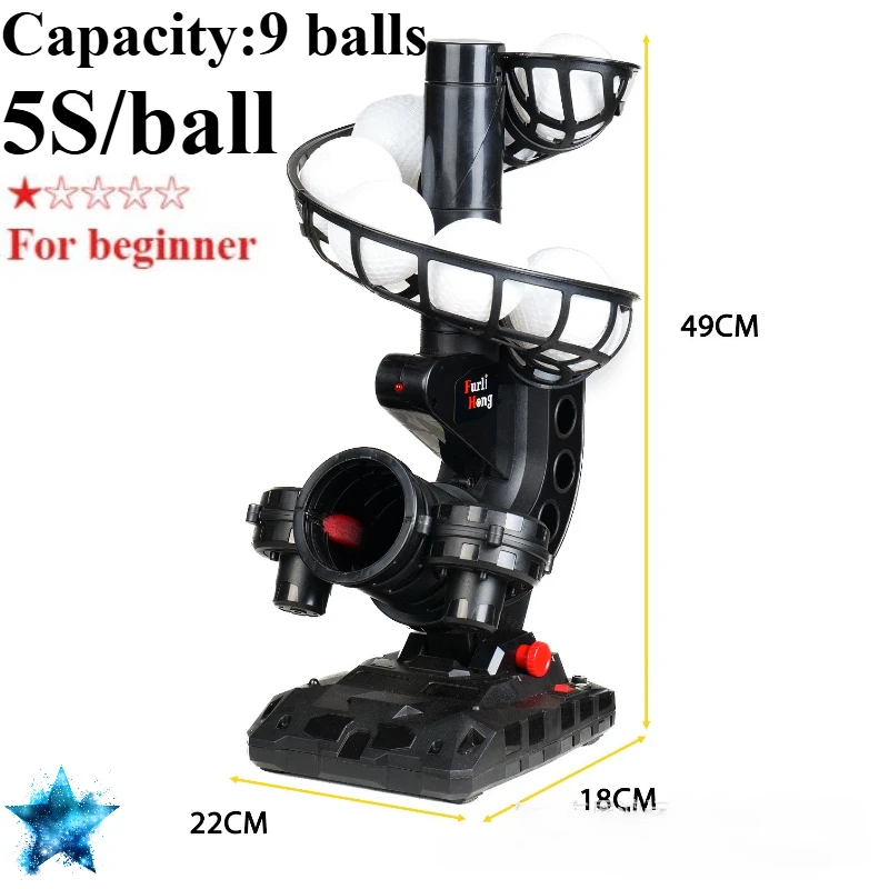 Baseball Softball Serving Throwing Machine Practice Strike Change Ball Automatic Launcher