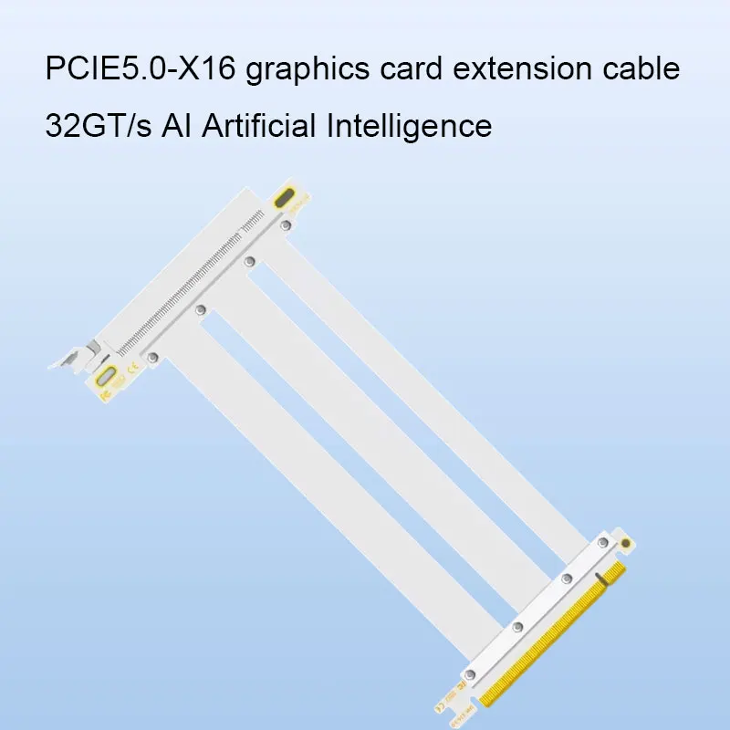 AD-LINK PCI-E PCIE 5.0 x16 Riser Cable AI Intelligent Service PCI Express 16x Gen4 GPU Extension Cable for Graphics Card